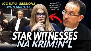 Kinuwestiyon ni Kaufman ang ICC sa pagpayag na maging Star Witnesses ang mga self-confessed kirmin*I