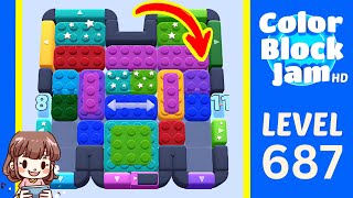 Soluzione del Livello 687 di Color Block Jam