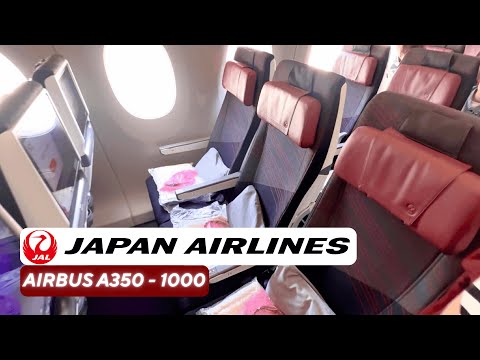 Experience the WORLD'S BEST ECONOMY CLASS | JAPAN AIRLINES A350-1000 | TOKYO (HND) - DALLAS (DFW)