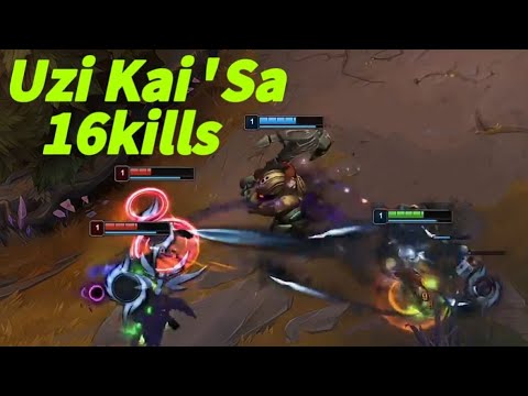 UZI KAI'SA VS EZREAL , HE IS A MONSTER ON KAI'SA!
