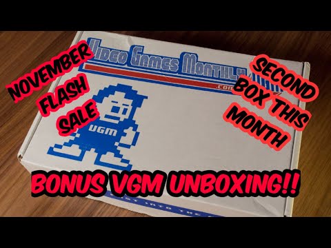 Video Games Monthly Unboxing! - Bonus Flash Sale Box! - GBA Episode 39