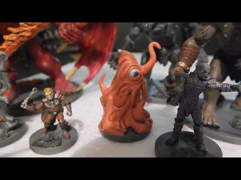 Dungeons & Dragons - The Legend of Drizzt boardgame painted minis