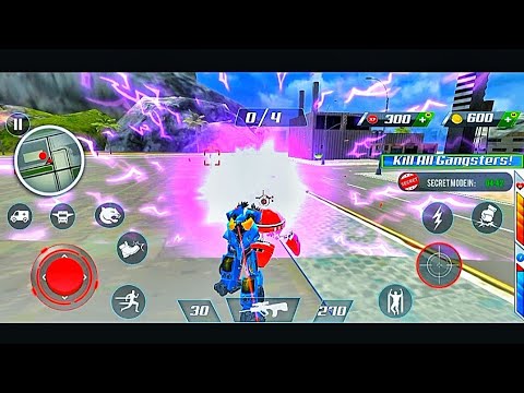 Flying Ambulance Dog Robot Car Game - Open World - Android Gameplay