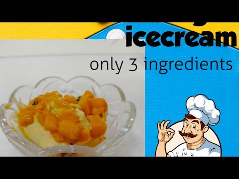 Mango icecream|homemade icecream| icecream