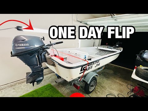 Carolina Skiff J14 build / one day flip