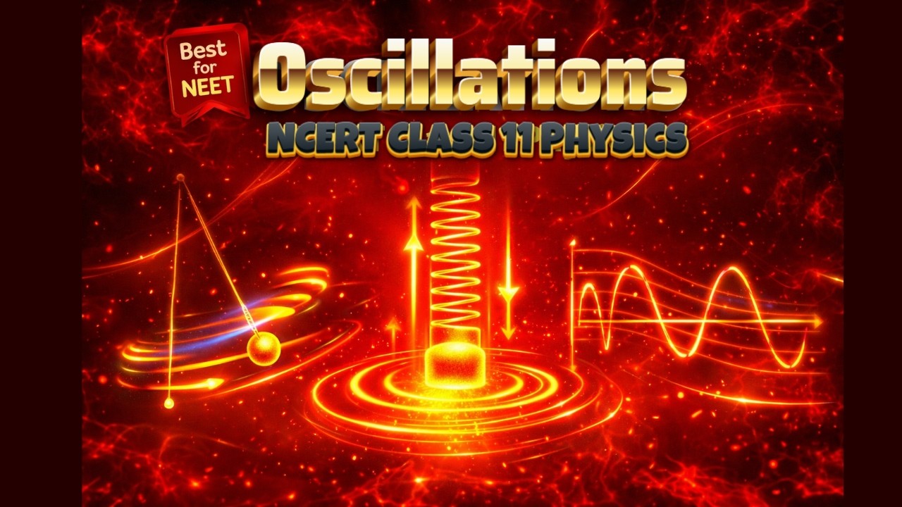 CBSE Class 11 Physics 14 || Oscillations  || Full Chapter || By Shiksha House