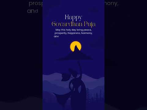 Happy Govardhan Puja Wishes #wish #festival #festiveauraa #govardhanpuja #govardhan #happygovardhan