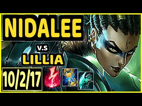 MARKOON (NIDALEE) vs LILLIA - 10/2/17 KDA JUNGLE GAMEPLAY - EUW Ranked MASTER
