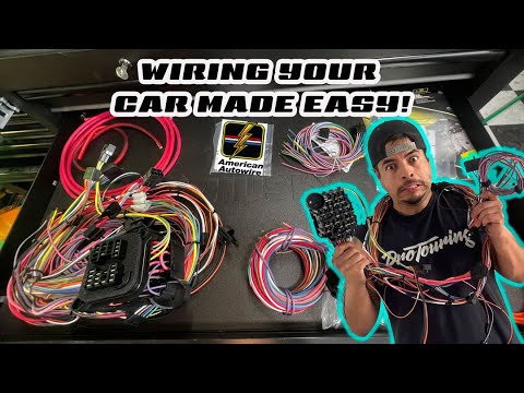 INSTALLING AMERICAN AUTO WIRE HARNESS (part1)