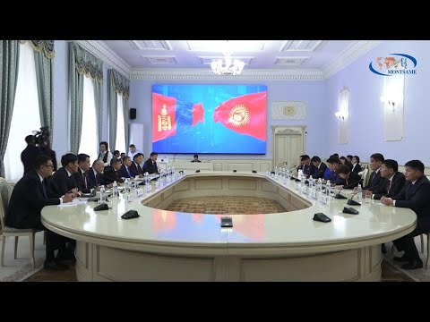 Монгол Улсын Ерөнхий сайд Л.Оюун-Эрдэнэ БНКУ-ын сайд нарын танхимын дарга А.Жапаровтай албан ёсны хэлэлцээ хийлээ