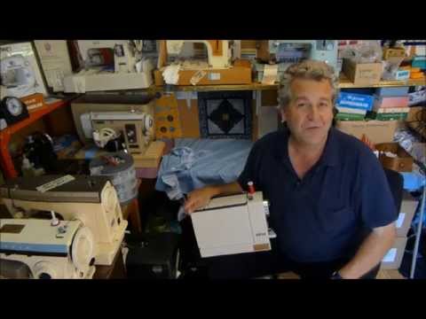 Alex Askaroff presents the Elna sewing machine