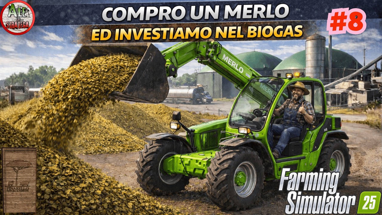 COMPRO UN MERLO ED INVESTIAMO NEL BIOGAS || FARMING SIMULATOR 25 gameplay ITA || ETRURIA #8