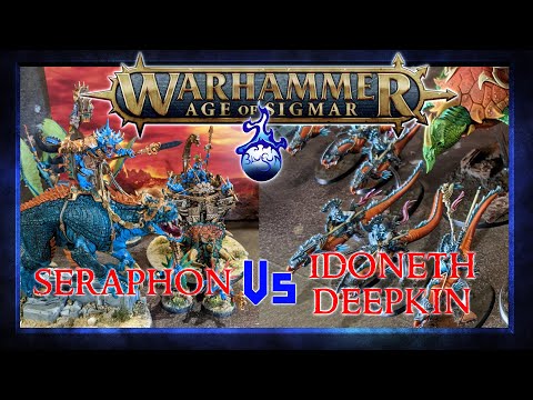 Age of Sigmar battle report Seraphon vs Idoneth Deepkin - Age of Battle Episode 3