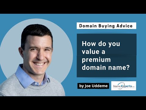 How do you value a domain name?