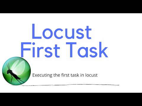 How to create a first task or script in Locust?