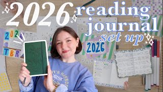 my 2026 reading journal setup: supplies + spread ideas