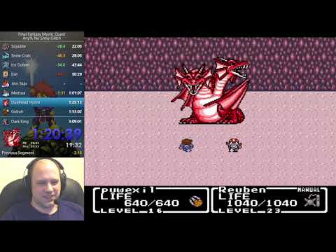 Final Fantasy Mystic Quest Speedrun (Any% No Shop Glitch) - 2:49:51
