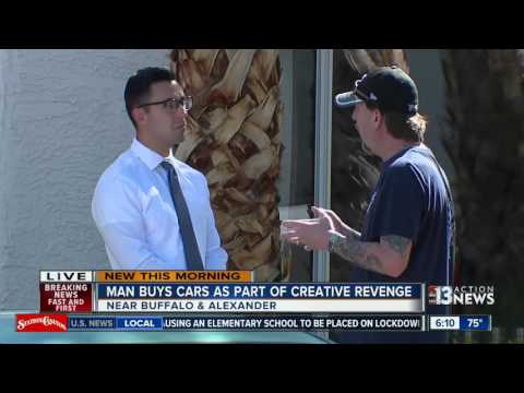 Man uses junk cars as revenge on neighbors