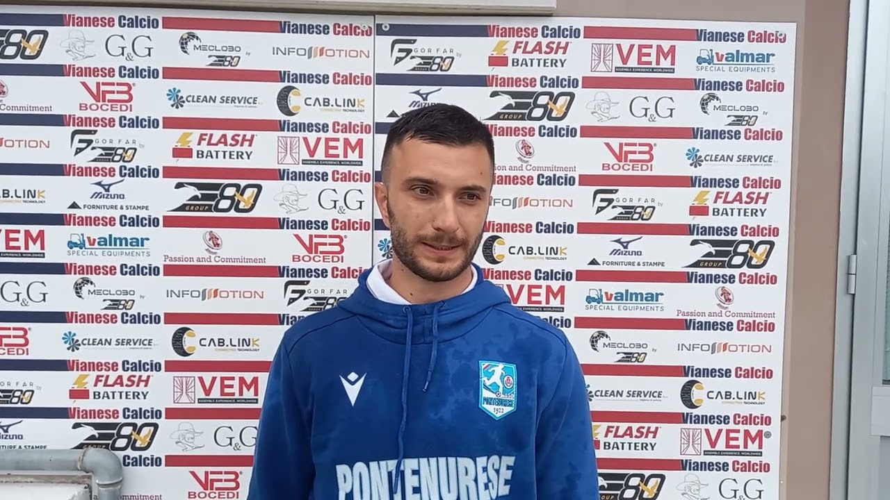 IL MISTER DELLA PONTENURESE, NICHOLAS RIZZELLI: ‘FATTO UNA PRESTAZIONE IMPORTANTE’