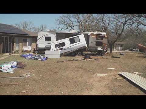 Severe storms tear through Johnson County leaving a trail of damage and one man hospitalized