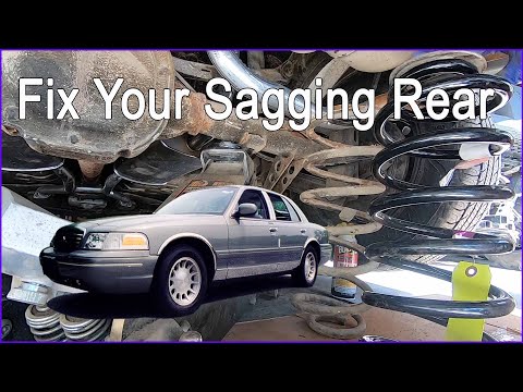 1998-2002 Ford Crown Victoria Rear Springs and Shocks Replacement