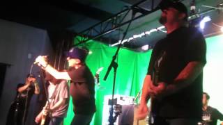 PENNYWISE -recording a web cast at studio 637 playing nervous breakdown by BLACK FLAG