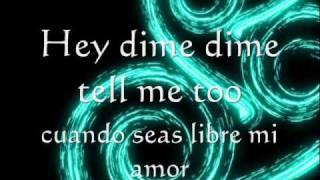 Mana Manda una señal (de amor) Con letra en la pantalla