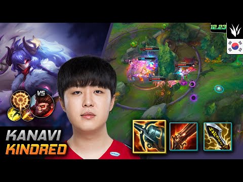 Kanavi Jungle Kindred Build Kraken Slayer Press the Attack - LOL KR 12.23