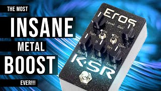 Video thumbnail for KSR EROS Modern Boost EQ - INSANE METAL BOOST by Michael Nielsen - Big Hairy Guitars