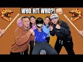 CRAZY HELMET CHALLENGE Who Hit Who