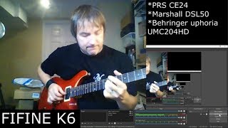 Video thumbnail for MICROPHONE SHOOTOUT! - Fifine K6 vs Shure SM57 vs Electro-Voice 635A (Voice and Guitar) by The Guitologist