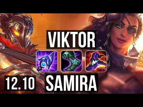 VIKTOR vs SAMIRA (MID) | 6/1/6, 1.3M mastery, 400+ games, Dominating | BR Grandmaster | 12.10