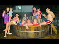 La SAUNA împreună Cu Familia MAREI ȘTEFANIA