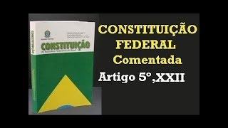 Art. 5º, XXII - Constituição Federal de 1988 - Direito de Propriedade