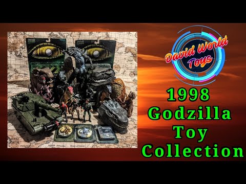 Trendmasters & there 1998 Godzilla Movie Action Figures Toy Collection