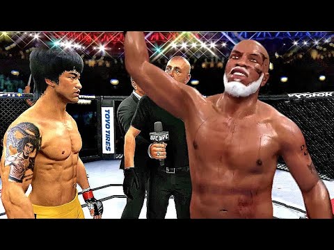 Bruce Lee vs. Old Mike Tyson - EA sports UFC 4 - CPU vs CPU