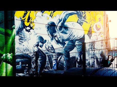 Graffiti and Street Art in Berlin, Germany - Walking RAW area  (R.A.W. Gelände), Friedrichshain