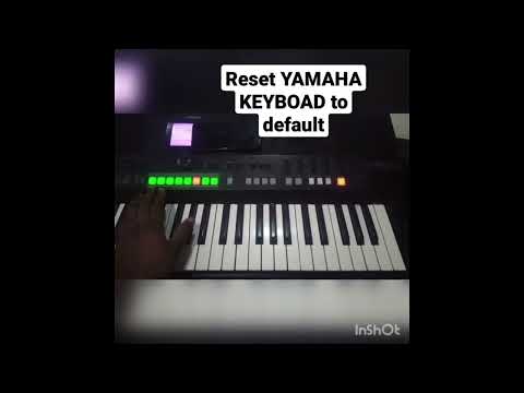 How to Factory Reset Yamaha Keyboard to default