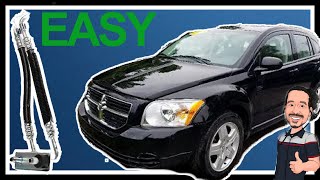 How To Replace CVT Transmission Cooler Lines  (Dodge Caliber) #cvt #dodge  dodge caliber 2007