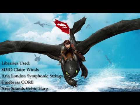 How To Train Your Dragon   8DIO Claire, Aria Sounds London Symphonic Strings Kontakt Libs etc`