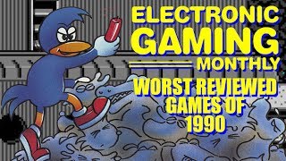 Electronic Gaming Monthly's Worst Reviewed Games of 1990 - Defunct Games