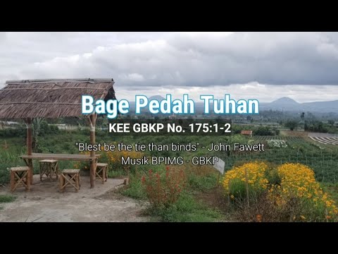 Bage Pedah Tuhan - KEE GBKP 175:1-2 (Karaoke)