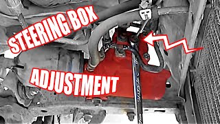 How to perform a Steering Box Adjustment