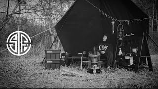 【キャンプ】#12 気分だけでも春キャンプに！春野菜の天ぷらを食します。【冬キャンプ】アルパカストーブ、キャンプ飯