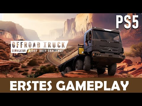 OFFROAD TRUCK SIMULATOR: Heavy Duty Challenge für PS5 ist da ! ERSTES GAMEPLAY + Ersteindruck 🧐