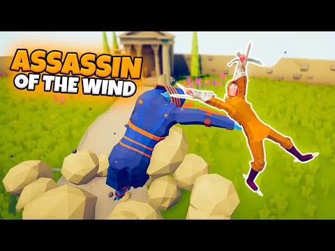 ASSASSIN OF THE WIND VS EVERY FACTION | TABS MODDED GAMEPLAY
