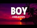 Charlie Puth BOY Lyrics
