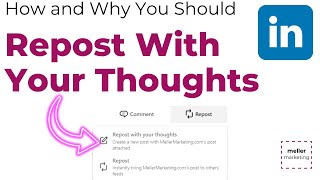 Short on time? Struggling what to post on LinkedIn? REPOST WITH YOUR THOUGHTS from  your companypage