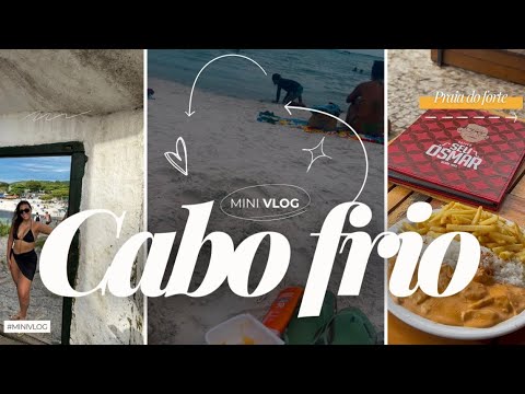 MINI VLOG EM CABO FRIO 🌊 | Praia do Forte + quanto gastei na viagem 💰