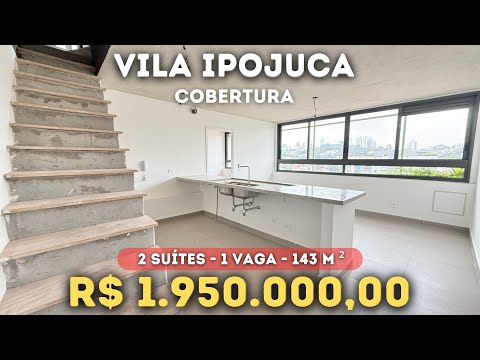 Vídeo do imóvel — Vila Ipojuca! Prédio Novo, recém entregue! Cobertura!
